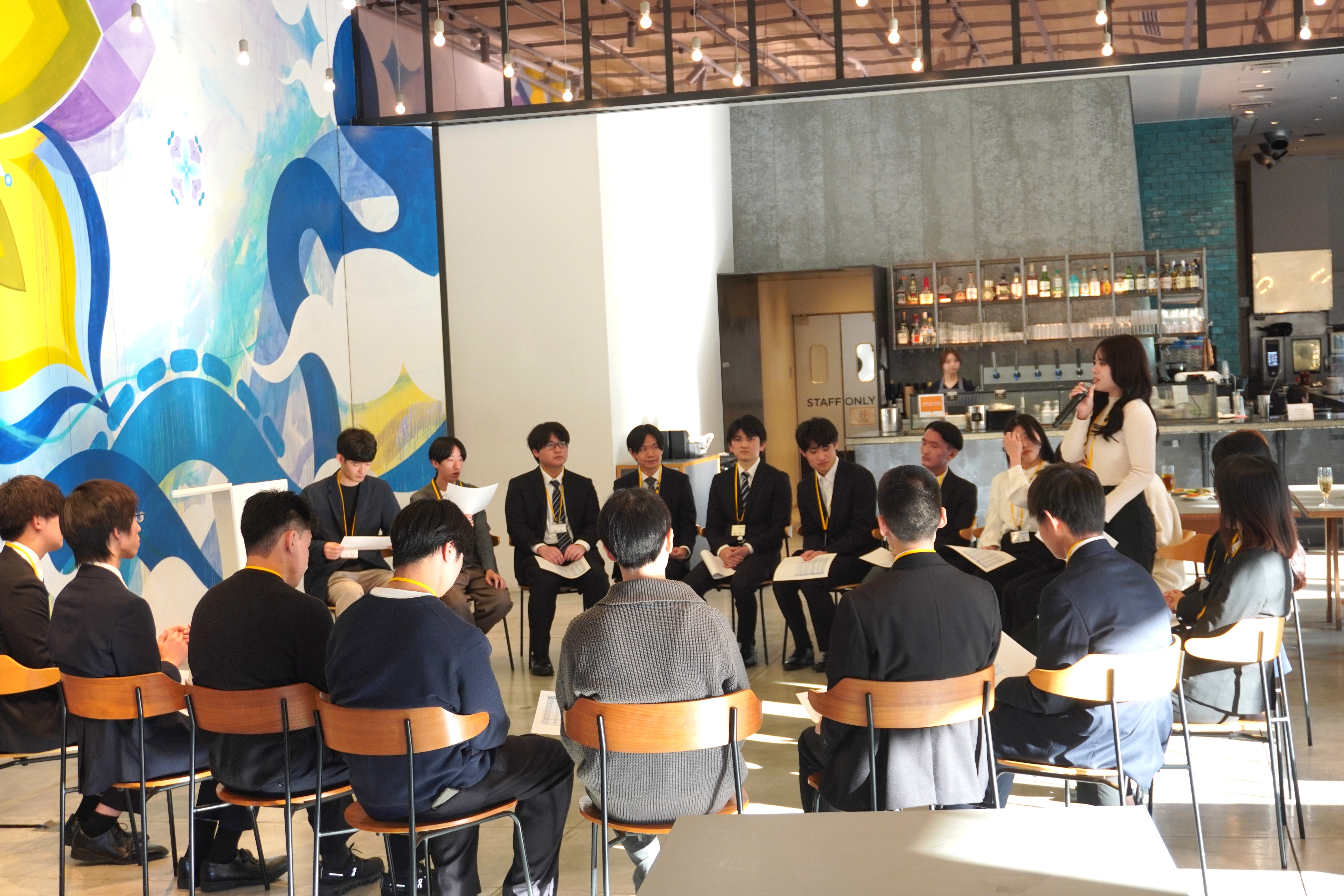 内点者懇談会風景